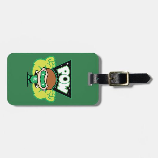 Chibi Green Lantern Forming Giant Fists Bagagelabel (Voorkant horizontaal)