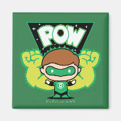 Chibi Green Lantern Forming Giant Fists Magneet (Voorkant)