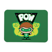 Chibi Green Lantern Forming Giant Fists Magneet (Horizontaal)