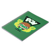 Chibi Green Lantern Forming Giant Fists Notitieboek (Linkerzijde)