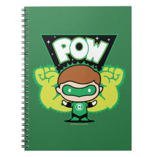 Chibi Green Lantern Forming Giant Fists Notitieboek