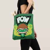 Chibi Green Lantern Forming Giant Fists Tote Bag (Dichtbij)
