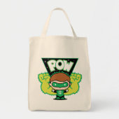 Chibi Green Lantern Forming Giant Fists Tote Bag (Voorkant)
