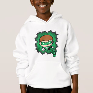 Chibi Green Lantern vliegt door de ruimte