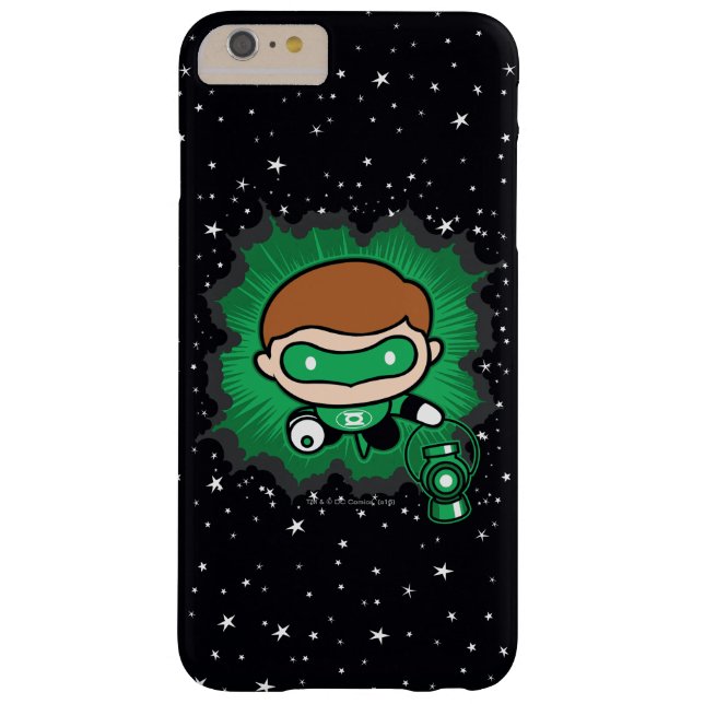 Chibi Green Lantern vliegt door de ruimte Case-Mate iPhone Case (Achterkant)