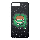 Chibi Green Lantern vliegt door de ruimte Case-Mate iPhone Case (Achterkant)