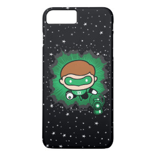 Chibi Green Lantern vliegt door de ruimte Case-Mate iPhone Case