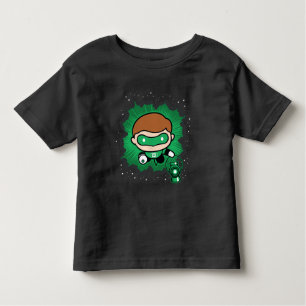 Chibi Green Lantern vliegt door de ruimte Kinder Shirts