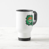 Chibi Green Lantern vliegt door de ruimte Reisbeker (Voorkant rechts)