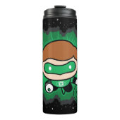 Chibi Green Lantern vliegt door de ruimte Thermosbeker (Voorkant)