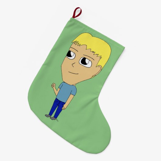 chibi grote kerstsok (Voorkant (Hangend))