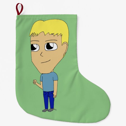 chibi grote kerstsok (Voorkant)