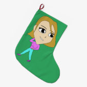 chibi grote kerstsok (Voorkant (Hangend))