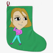 chibi grote kerstsok (Voorkant)