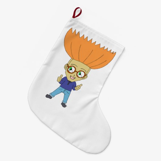chibi grote kerstsok (Voorkant (Hangend))