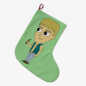 chibi grote kerstsok (Voorkant (Hangend))