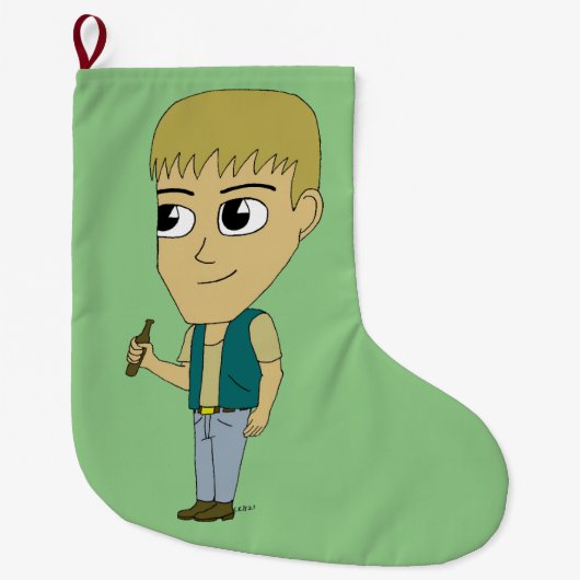 chibi grote kerstsok (Voorkant)