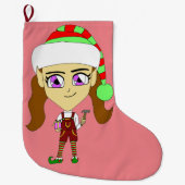 chibi grote kerstsok (Voorkant)