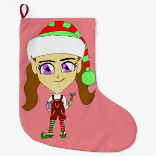 chibi grote kerstsok