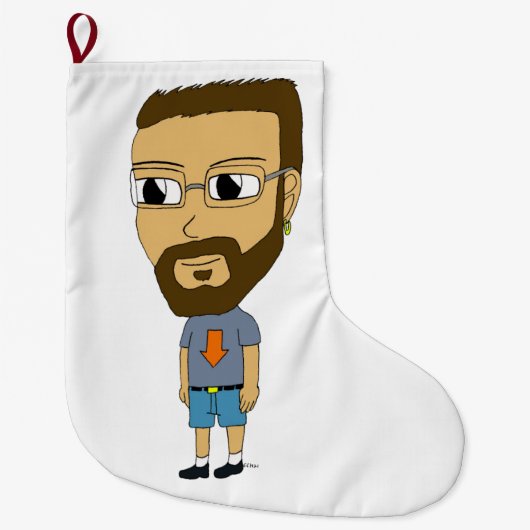 chibi grote kerstsok (Voorkant)