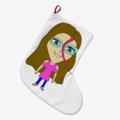 chibi grote kerstsok (Voorkant (Hangend))