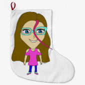 chibi grote kerstsok (Voorkant)