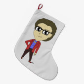 chibi grote kerstsok (Voorkant (Hangend))