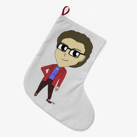 chibi grote kerstsok (Voorkant (Hangend))