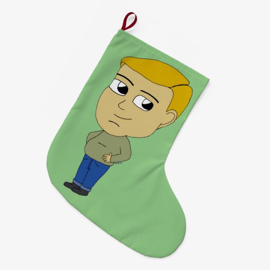 chibi grote kerstsok (Voorkant (Hangend))
