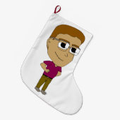 chibi grote kerstsok (Voorkant (Hangend))