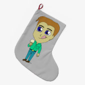chibi grote kerstsok (Voorkant (Hangend))