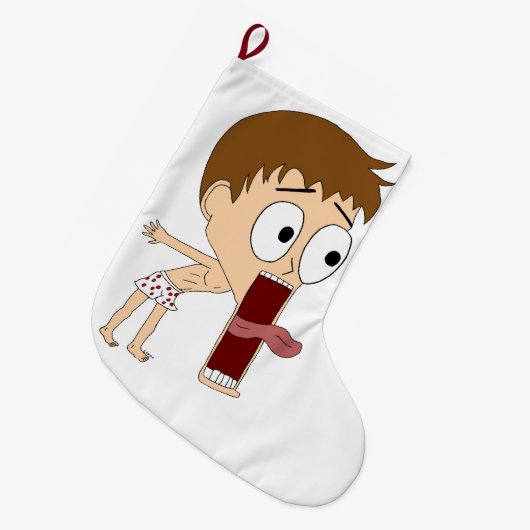 chibi grote kerstsok (Voorkant (Hangend))