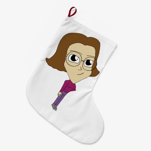 chibi grote kerstsok (Voorkant (Hangend))