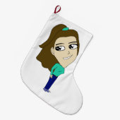 chibi grote kerstsok (Voorkant (Hangend))
