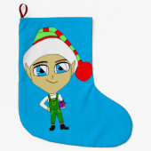 chibi grote kerstsok (Voorkant)