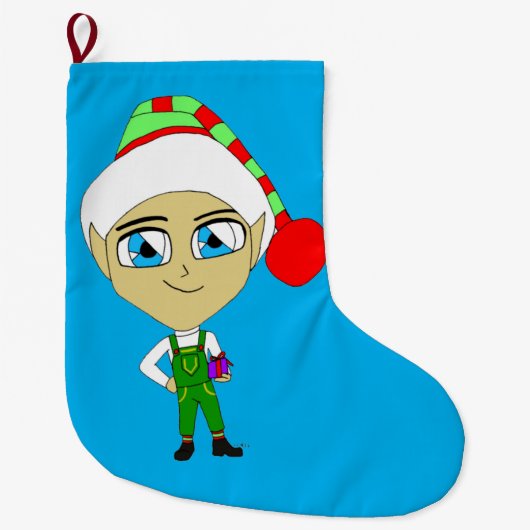 chibi grote kerstsok (Voorkant)