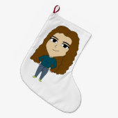 chibi grote kerstsok (Voorkant (Hangend))