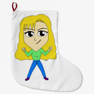 chibi grote kerstsok