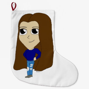 chibi grote kerstsok