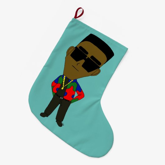 chibi grote kerstsok (Voorkant (Hangend))