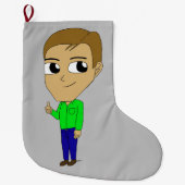 chibi grote kerstsok (Voorkant)