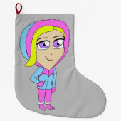 chibi grote kerstsok (Voorkant)