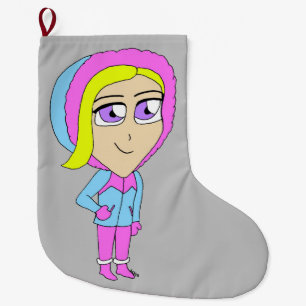 chibi grote kerstsok