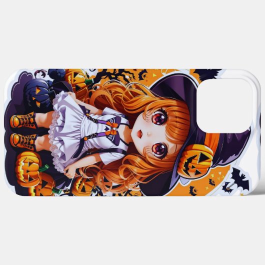 Chibi Halloween stijl Kawaii Halloween geschenken Case-Mate iPhone Case (Achterkant (horizontaal))