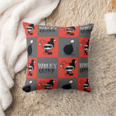 Chibi Harley Quinn Checker Pattern Kussen (Deken)
