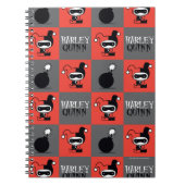 Chibi Harley Quinn Checker Pattern Notitieboek (Voorkant)