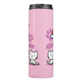 Chibi Harley Quinn en Chibi Catoman met katten Thermosbeker (Achterkant)