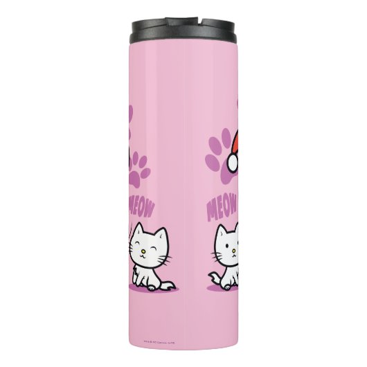 Chibi Harley Quinn en Chibi Catoman met katten Thermosbeker (Achterkant)