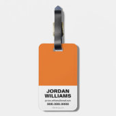 Chibi Harley Quinn en Chibi Joker Hearts Bagagelabel (Achterkant verticaal)