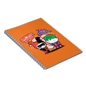 Chibi Harley Quinn en Chibi Joker Hearts Notitieboek (Rechterzijde)